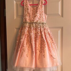 American Princess Pink and Gold Formal Dress